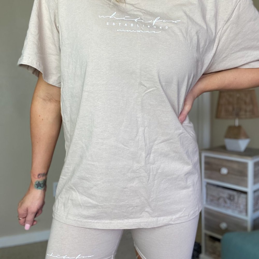 Established Tee & Signature Bike Shorts Set
